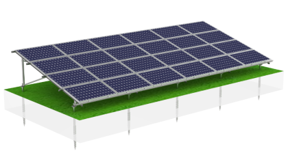 Magnesium Aluminum Zinc Ground Mounting System